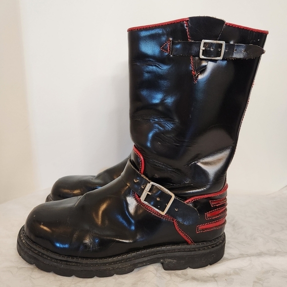 Fluevog Blavk Safety Boots - Picture 2 of 12